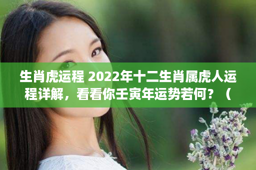 生肖虎运程 2022年十二生肖属虎人运程详解，看看你壬寅年运势若何？（生肖）